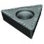 Picture of WIDIA/KENNAMETAL TCMT21.51MU WP25CT W00342 Insert Triangle TiN + TiCN + Al2O3 0.016 Corner Radius