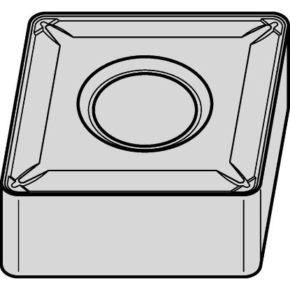 Picture of WIDIA/KENNAMETAL CNMG4312P TN20K Insert 80.0° TiN + TiCN + Al2O3 0.016 Corner Radius