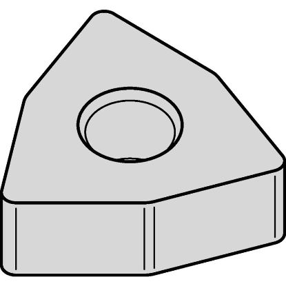 Picture of WIDIA/KENNAMETAL WNMA434 WK20CT Insert Trigon TiN + TiCN + Al2O3 0.063 Corner Radius