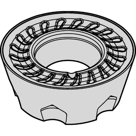 Picture of WIDIA/KENNAMETAL RDPT1204M0SMMX Milling Insert Round TiN + TiCN + Al2O3