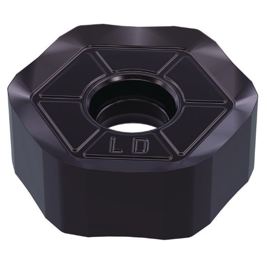 Picture of WIDIA/KENNAMETAL HNGJ0905ANENLD WP25Powder Metal Milling Insert Hexagon TiAlN 0.047 Corner Radius