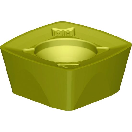Picture of WIDIA/KENNAMETAL XDPT120512ERMM WP25Powder Metal Milling Insert Square TiAlN 0.047 Corner Radius