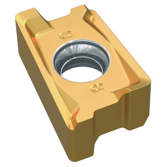 Picture of WIDIA/KENNAMETAL XNPU 15T608ERML WP25Powder Metal Milling Insert Paralelagram TiAlN 0.032 Corner Radius
