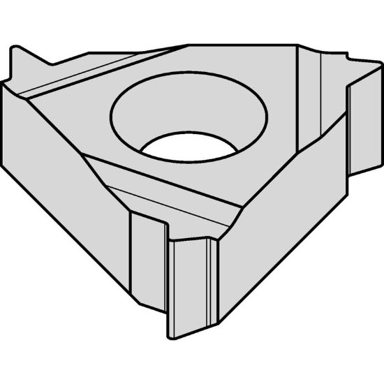Picture of WIDIA/KENNAMETAL 3ER8W Insert Iso Thread Full Profile TiAlN 8.00TPI Whitworth BSW/BSF/BSP