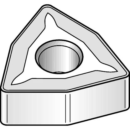 Picture of WIDIA/KENNAMETAL WNMG4325 WK15CT Insert Trigon TiCN 0.031 Corner Radius