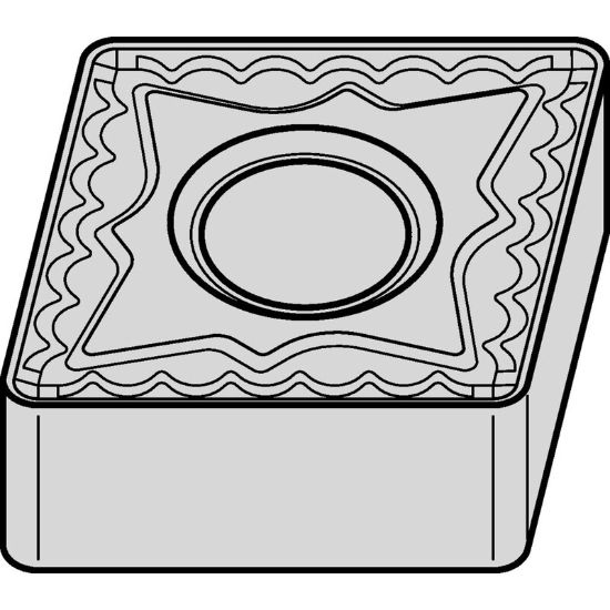 Picture of WIDIA/KENNAMETAL CNMG6436P TN30P Insert 80.0° TiN + TiCN + Al2O3 0.047 Corner Radius