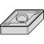 Picture of WIDIA/KENNAMETAL DNMG4426P TN10P Insert 55.0° TiN + TiCN + Al2O3 0.031 Corner Radius