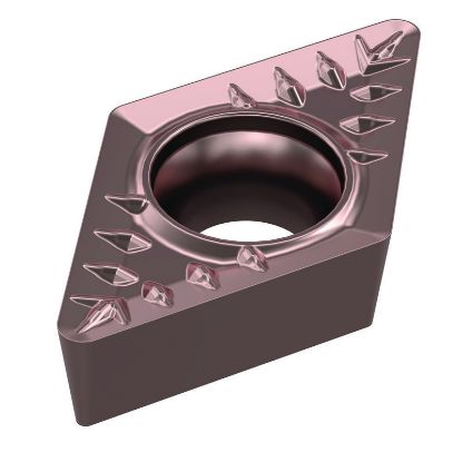 Picture of WIDIA/KENNAMETAL DCMT32.51MP WP15CT Insert 55.0° TiN + TiCN + Al2O3 + ZrCN 0.016 Corner Radius