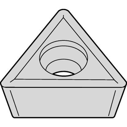 Picture of WIDIA/KENNAMETAL TCMT432 THM Insert Triangle 0.031 Corner Radius