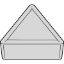 Picture of WIDIA/KENNAMETAL TPMR321 WP35CT Insert Triangle TiN + TiCN + Al2O3 + TiOCN 0.016 Corner Radius