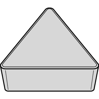 Picture of WIDIA/KENNAMETAL TPG322 WK20CT Insert Triangle TiN + TiCN + Al2O3 0.031 Corner Radius