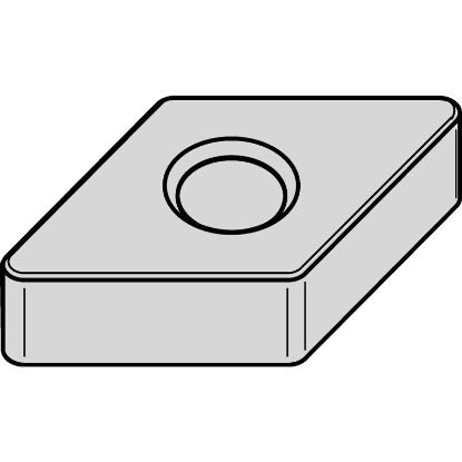 Picture of WIDIA/KENNAMETAL DNMA433 WK05CT Insert 55.0° TiN + TiCN + Al2O3 0.047 Corner Radius
