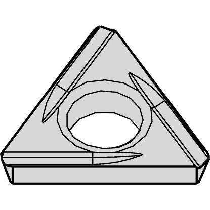 Picture of WIDIA/KENNAMETAL TPHH321R CG5 Insert Triangle TiN 0.015 Corner Radius