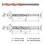 Picture of WIDIN HPI508110 11.00MM DIA 140° Point 2 Flute 8XD Drill