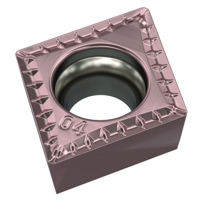 Picture of WIDIA/KENNAMETAL CCMT3253MU TN6010 Insert 80.0° TiAlN 0.047 Corner Radius