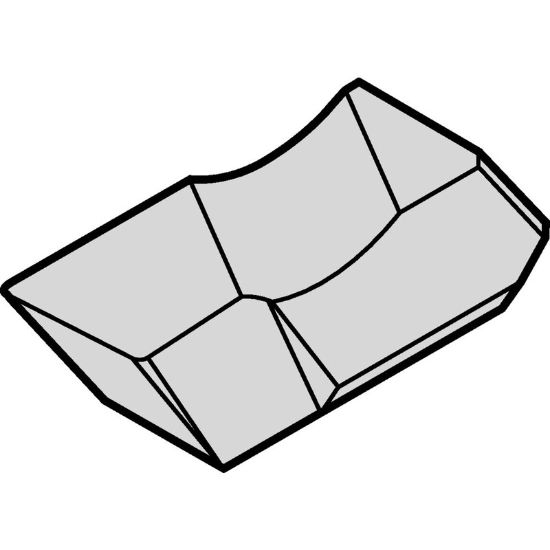 Picture of WIDIA/KENNAMETAL NG1094L TN6025 Top Notch Grooving Insert TiAlN 0.007 Corner Radius 0.094 Wide