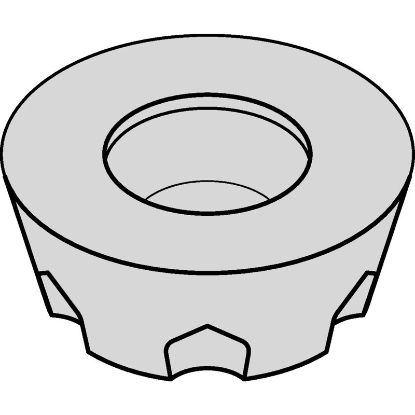 Picture of WIDIA/KENNAMETAL RDMW1204M0TX Milling Insert Round Alumina