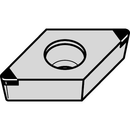 Picture of WIDIA/KENNAMETAL DCGW3252S0415MT WBH10U Insert 55.0° 0.031 Corner Radius