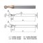 Picture of WIDIN WB502015 DIA 1.50MM SH 0.2362 LOC 0.1575 OAL 1.968 End Mill Standard Flute Standard Helix Carbide AlTiN Single End Ball Nose WINNER