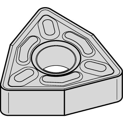Picture of WIDIA/KENNAMETAL WNMG4324P TN30M Insert Trigon TiN + TiCN + Al2O3 0.031 Corner Radius