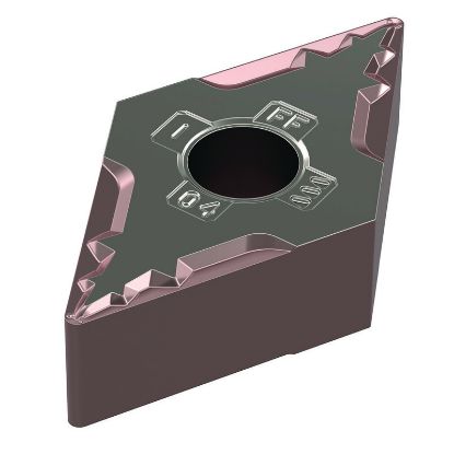 Picture of WIDIA/KENNAMETAL DNMG332FF WK20CT Insert 55.0° TiN + TiCN + Al2O3 0.031 Corner Radius
