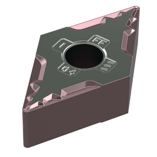 Picture of WIDIA/KENNAMETAL DNMG332FF WK20CT Insert 55.0° TiN + TiCN + Al2O3 0.031 Corner Radius