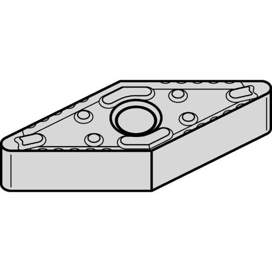 Picture of WIDIA/KENNAMETAL VNMG3324P TN10U Insert 35.0° TiAIN + TiN 0.031 Corner Radius