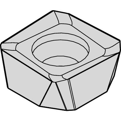 Picture of WIDIA/KENNAMETAL SNKT1205AZR21 WK15CM Milling Insert Square Alumina