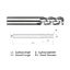 Picture of WIDIN WAR523A016010 DIA 1/4 SH 0.2500 LOC 1.50 OAL 4.00 End Mill Standard Flute High Helix Carbide DLC Single End Corner Radius 0.0100 0.25MM ALU-WAVE