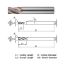 Picture of WIDIN WF605180 DIA 18MM SH 0.7087 LOC 1.5748 OAL 3.9370 End Mill Carbide AlTiN Single End Corner Radius 0.0394 1.00MM WINNER