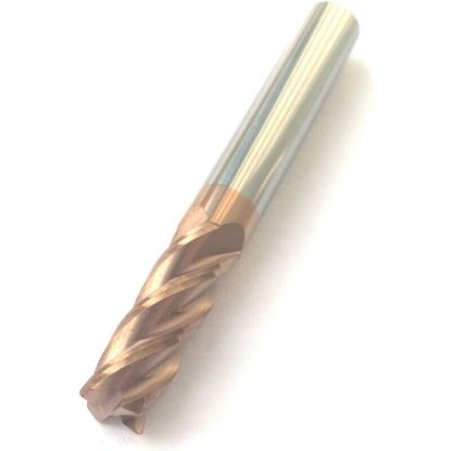 Picture of WIDIN VHE514A032 1/2 Dia Carbide 4 Fl SE End Mill Standard Flute Variable Carbide AlTiN Single End Square Sharp VH