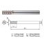Picture of WIDIN WR50620015 DIA 20MM SH 0.7874 LOC 1.4961 OAL 5.9055 End Mill Standard Flute High Helix Carbide AlTiN Single End Corner Radius 0.0591 1.50MM WINNER