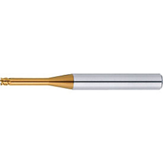 Picture of WIDIN XB5140162000-4.0 DIA 1/4 SH 0.2500 LOC 0.3750 OAL 4.00 End Mill Standard Flute Variable Helix Carbide AlTiN Single End Ball Nose Z-STAR