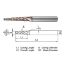 Picture of WIDIN WTE51402502025 DIA 2.50MM SH 0.2362 LOC 0.9843 OAL 2.362 End Mill Taper Flute Carbide AlTiN Single End Square Sharp WINNER