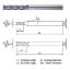 Picture of WIDIN ZE534050 DIA 5MM SH 0.2362 LOC 1.3780 OAL 5.1181 End Mill Standard Flute Standard Helix Carbide AlTiN Single End Square Sharp CLASSIC