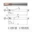 Picture of WIDIN WSPM4060-02 DIA 6MM SH 0.2362 LOC 0.2362 OAL 2.3622 End Mill Carbide AlTiN Single End High Feed0.0079 0.20MM WINNER