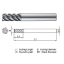 Picture of WIDIN XE505120 DIA 12MM SH 0.4724 LOC 1.0236 OAL 3.2677 End Mill Standard Flute Variable Helix Carbide TiAlN Single End Square Sharp X-STAR