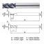 Picture of WIDIN XR5141620 DIA 16MM SH 0.6299 LOC 1.2598 OAL 3.5433 End Mill Standard Flute Variable Helix Carbide AlTiN Single End Corner Radius 0.0787 2.00MM X-STAR