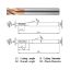 Picture of WIDIN ZE754050 DIA 5MM SH 0.2362 LOC 0.2362 OAL 1.9685 End Mill Standard Flute Standard Helix Carbide AlTiN Single End Square Sharp Z-STAR