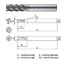 Picture of WIDIN ZF624102F DIA 10MM SH 0.3937 LOC 0.8661 OAL 2.8346 End Mill Carbide AlTiN Single End Square Sharp Z-SUS-MATE