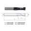 Picture of WIDIN ZA502012 DIA 3/16 SH 0.1875 LOC 0.6250 OAL 2.00 End Mill Standard Flute Standard Helix Carbide AlTiN Single End Square Sharp Z-CLASSIC