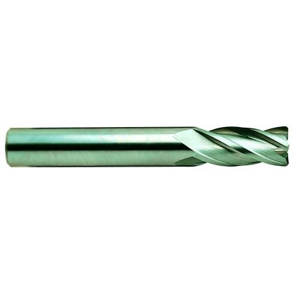 Picture of YG-1 7557 DIA 7/64 SH 0.1250 LOC 0.3750 OAL 1.50 End Mill Standard Flute Standard Helix Carbide Uncoated Single End Square Sharp Carbide End Mill