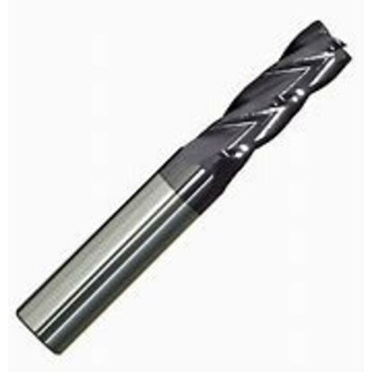 Picture of WIDIN ZB514A0040156-3 DIA 1/16 SH 0.1875 LOC 0.1250 OAL 3.00 End Mill Standard Flute Standard Helix Carbide AlTiN Single End Ball Nose CLASSIC