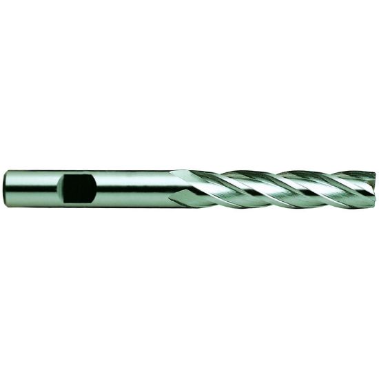 Picture of YG-1 08196HC DIA 1-1/4 SH 1.2500 LOC 4.00 OAL 6.50 End Mill Standard Flute Standard Helix HSS TiCN Single End Square Sharp General Purpose