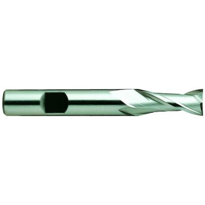 Picture of YG-1 15008 DIA 5MM SH 0.3750 LOC 0.50 OAL 2.3125 End Mill Standard Flute Standard Helix HSS Uncoated Single End Square Sharp General Purpose