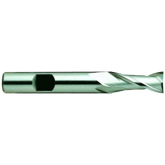 Picture of YG-1 15008 DIA 5MM SH 0.3750 LOC 0.50 OAL 2.3125 End Mill Standard Flute Standard Helix HSS Uncoated Single End Square Sharp General Purpose