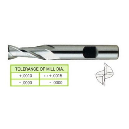 Picture of YG-1 15009 DIA 5.50MM SH 0.3750 LOC 0.50 OAL 2.3125 End Mill Standard Flute Standard Helix HSS Uncoated Single End Square Sharp General Purpose