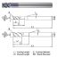 Picture of WIDIN ZR324H0610 DIA 6MM SH 0.2362 LOC 0.3543 OAL 3.5433 End Mill Standard Flute High Helix Carbide TiAlN Single End Corner Radius 0.0394 1.00MM THUNDER