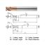 Picture of WIDIN ZS2041202038 DIA 12MM SH 0.4724 LOC 0.4724 OAL 2.9528 End Mill Standard Flute Standard Helix Carbide AlTiN Single End Corner Radius 0.0787 2.00MM Z-STAR