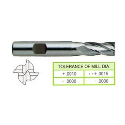 Picture of YG-1 16002 DIA 2MM SH 0.3750 LOC 0.3750 OAL 2.3125 End Mill Standard Flute Standard Helix HSS Uncoated Single End Square Sharp General Purpose